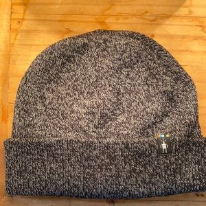 Smartwool Black Heather Fleece Lined Beanie